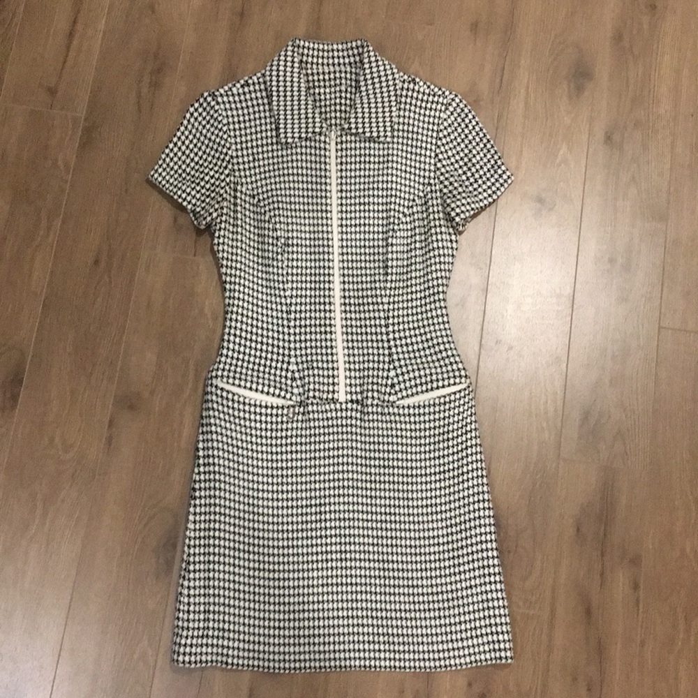 Vintage Houndstooth Dress